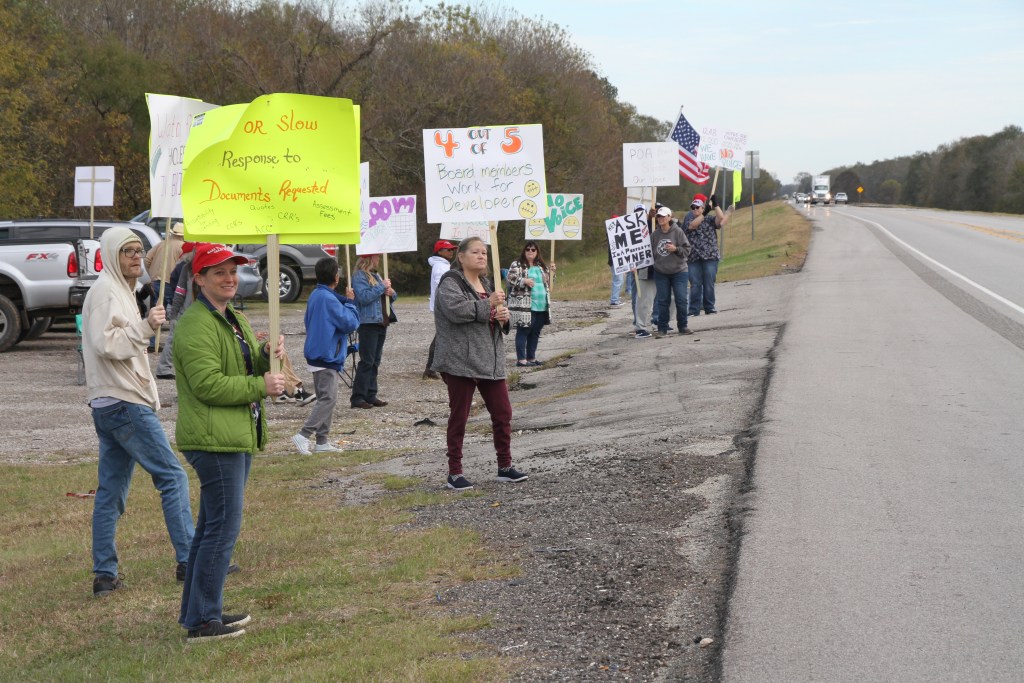 Preserve property owners stage protest, demand failing bridge and ...